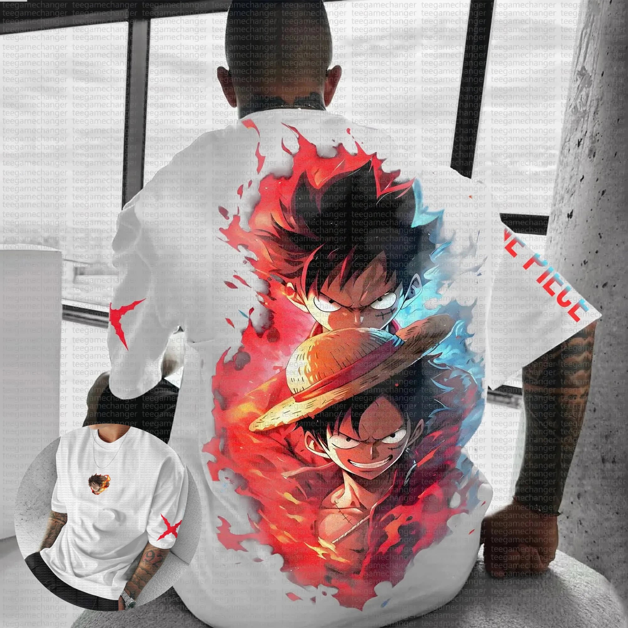 One Piece — Retro Oversized Official Tee - Neon Districts