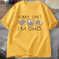 Opossum Anxiety Attack — Funny Animal Streetwear Graphic Tee - Neon Districts