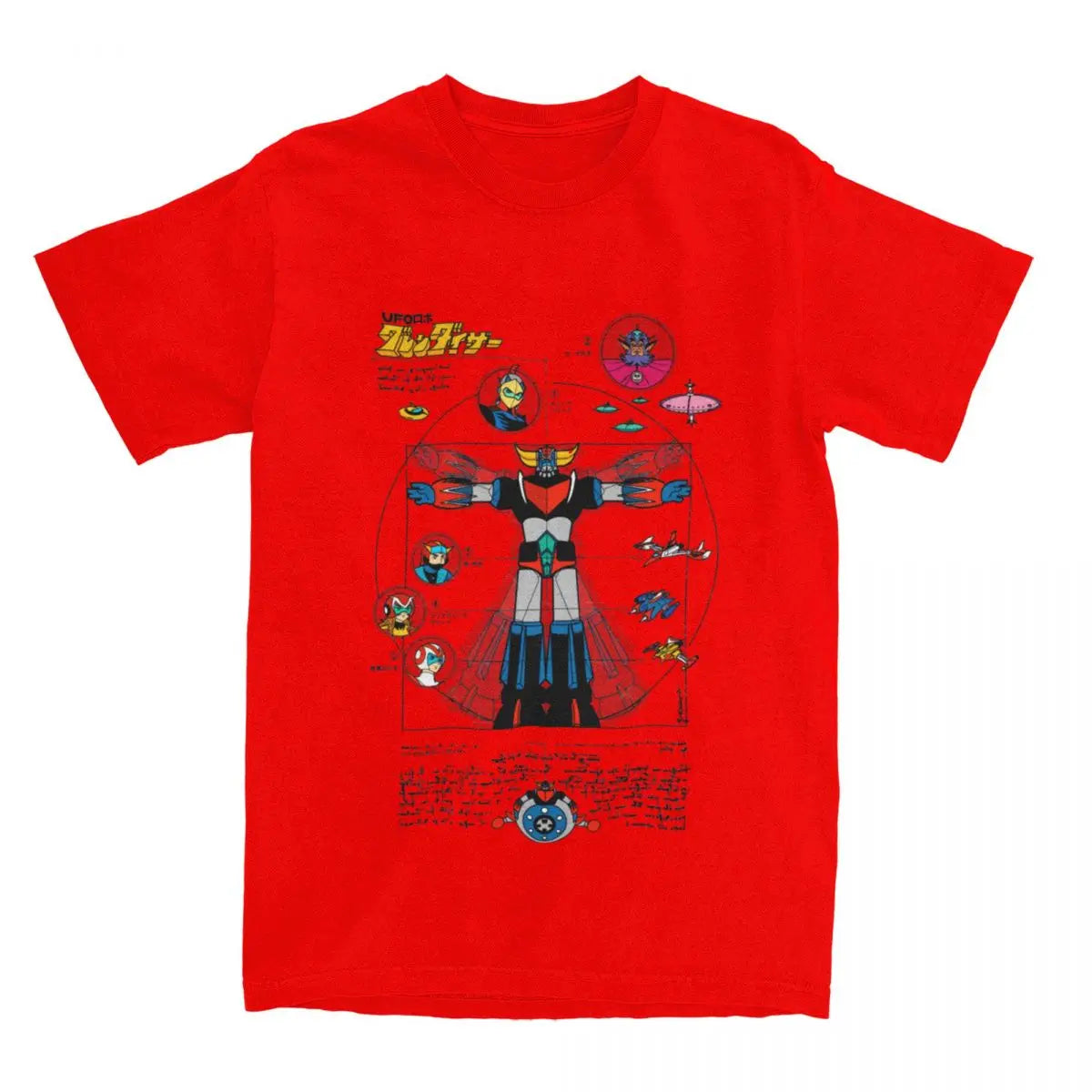 UFO Robot Grendizer Goldorak Graphic Tee – Pure Cotton Mecha