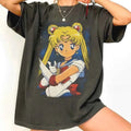Sailor Moon Graphic Tee - Retro 90s Anime T-Shirt