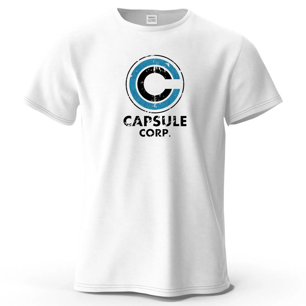 Dragon Ball — Capsule Corp Logo Streetwear Tee - Neon Districts