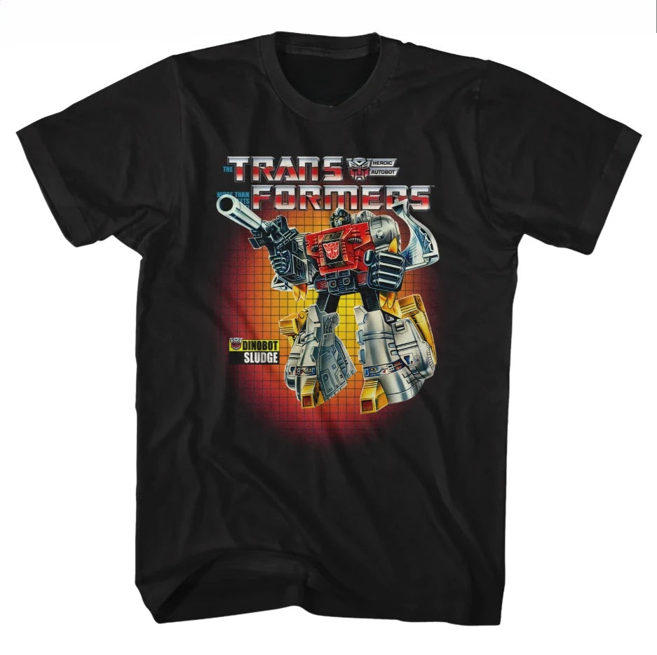 Transformers Peripheral Print Y2K Cotton Tee - Neon Districts