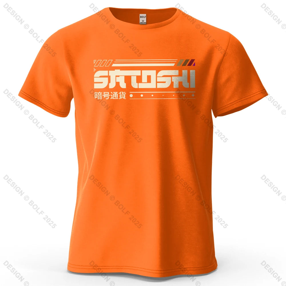 Satoshi — Crypto Tech Oversized Graphic Tee - Neon Districts