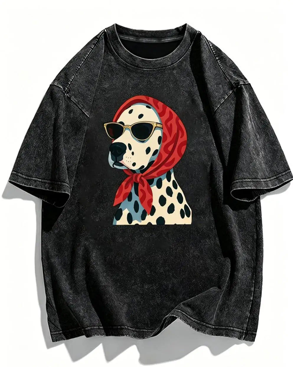 Cool Dalmatian in Sunglasses Tee - Neon Districts