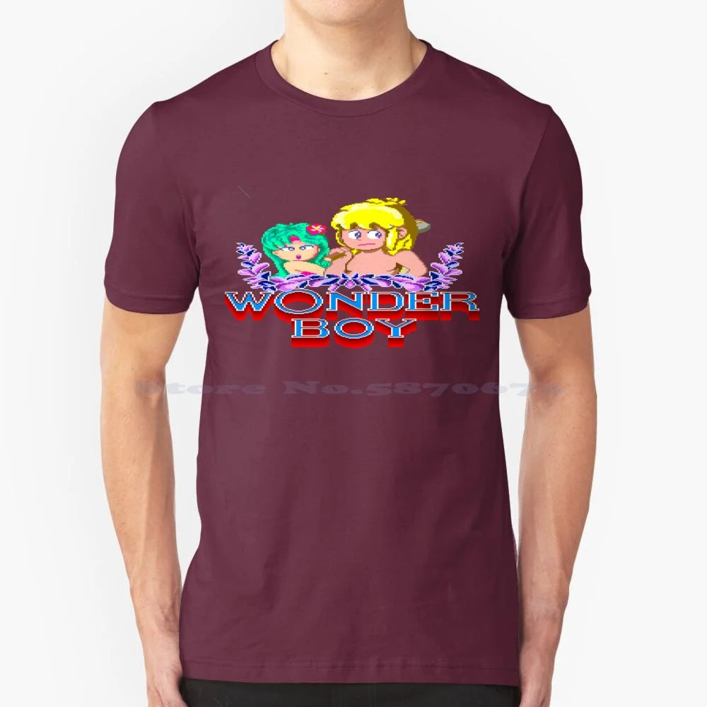Wonder Boy — Arcade Classic Retro Vintage Tee - Neon Districts