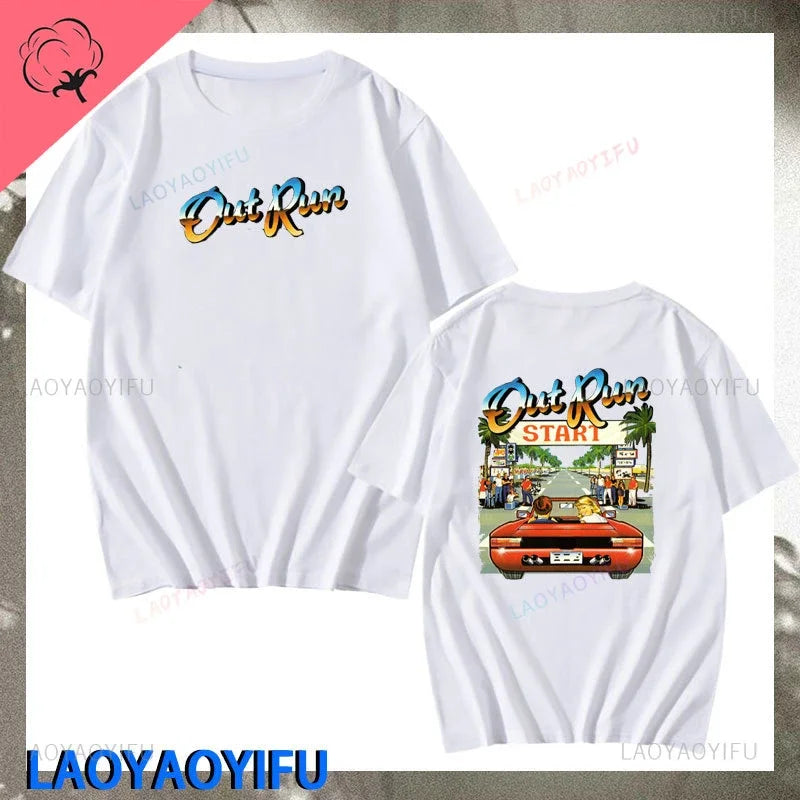 Out Run — 90s Vintage Japan Arcade Tee - Neon Districts
