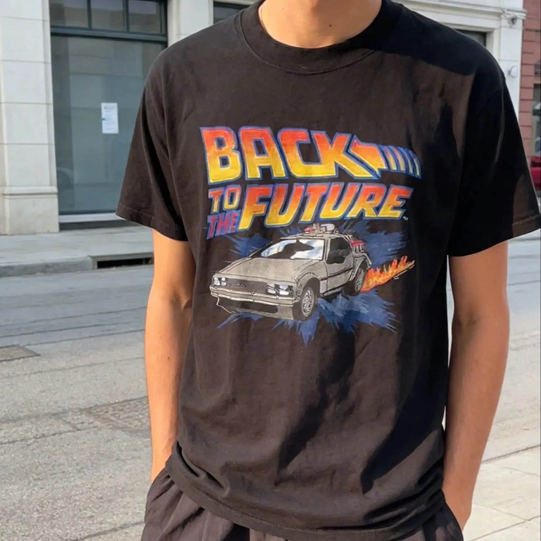 Back to the Future — Family Retro Cotton Tee - Neon Districts