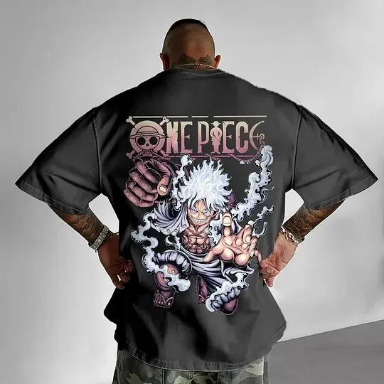 One Piece — Luffy Family Harajuku Parent & Child Tee - Neon Districts