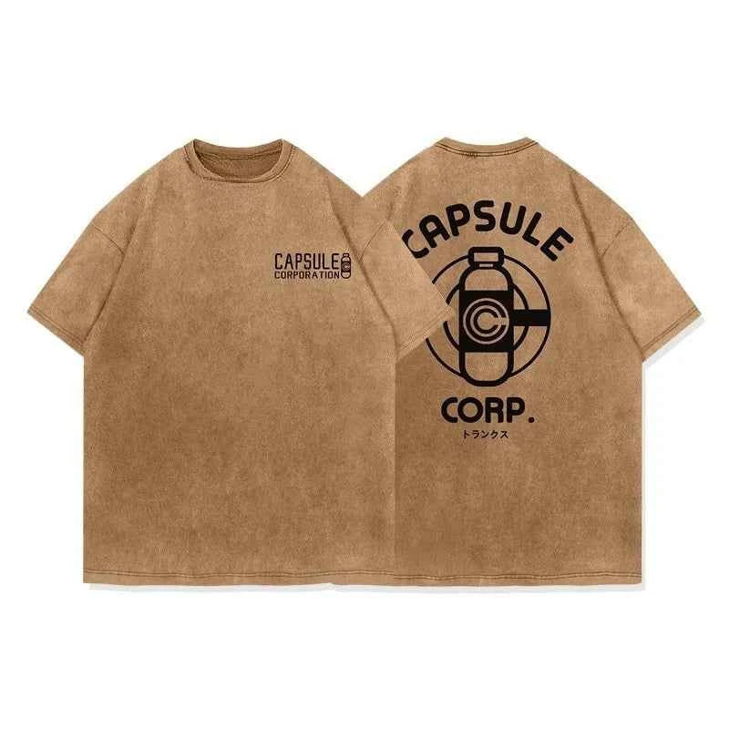 Dragon Ball Vintage Washed Tee – Anime Y2K Streetwear