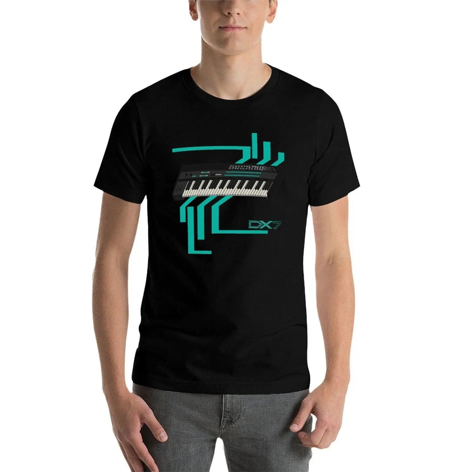 Yamaha DX7 — FM Synthesis Vintage Graphic Tee - Neon Districts