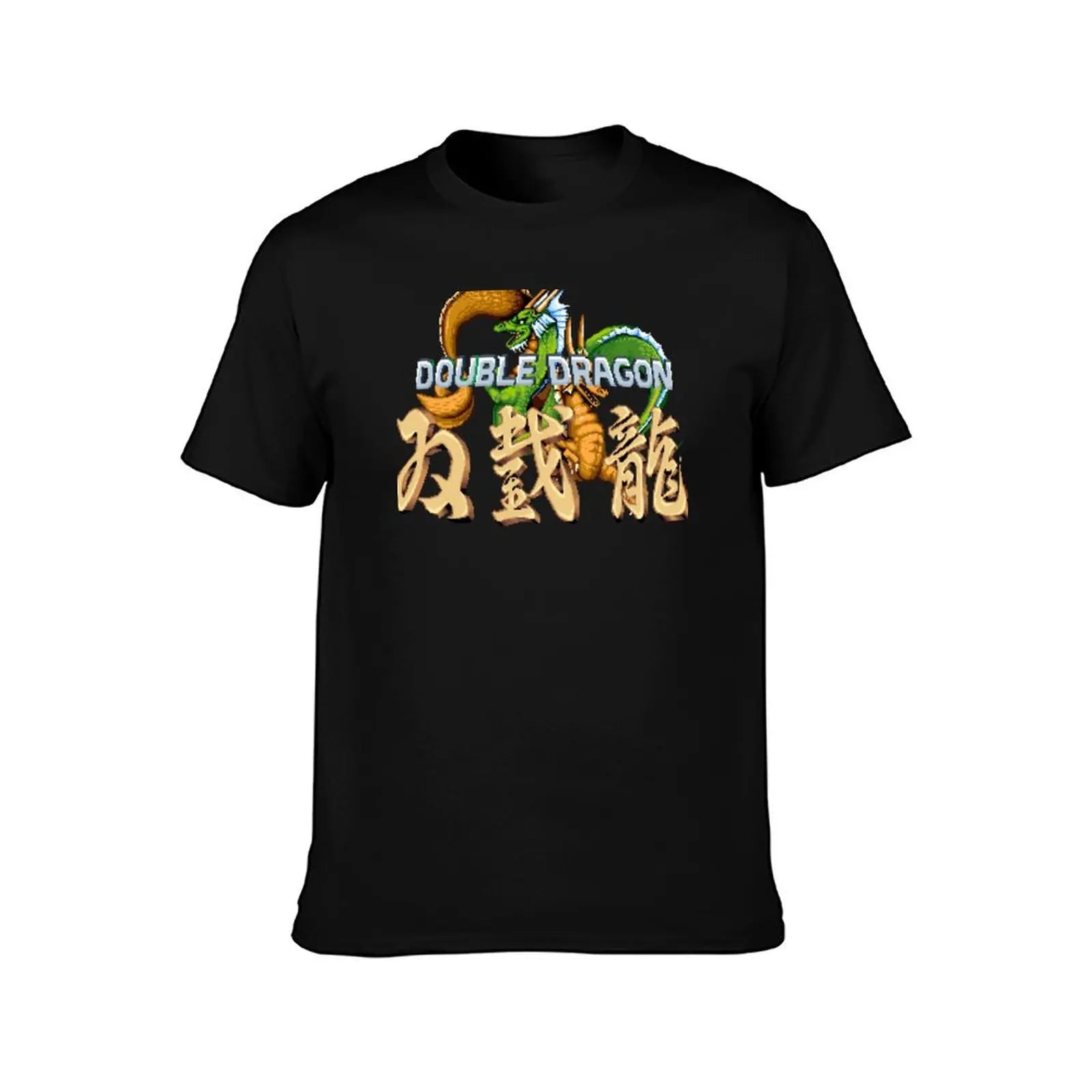 Double Dragon — Arcade Title Pixel Art Vintage Tee - Neon Districts