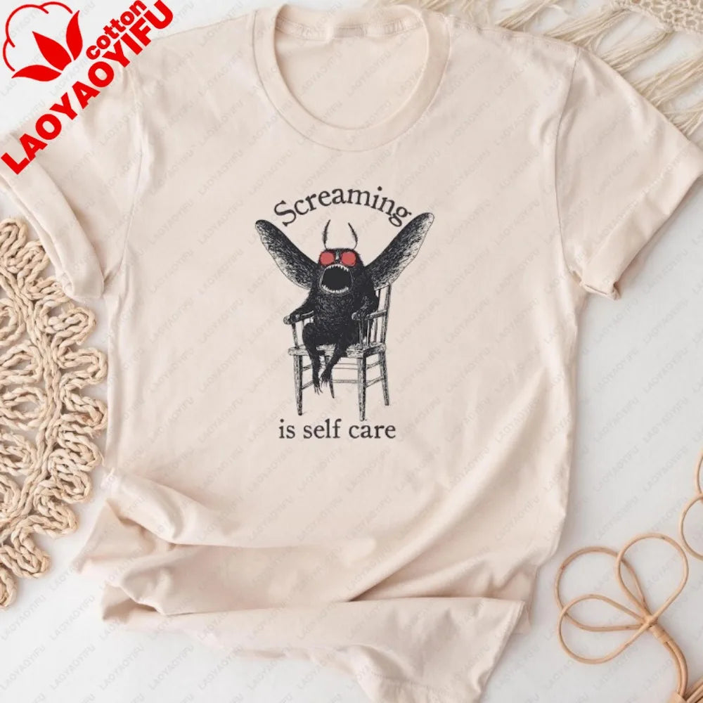 Mothman Is My Spirit Animal Tee - Neon Districts