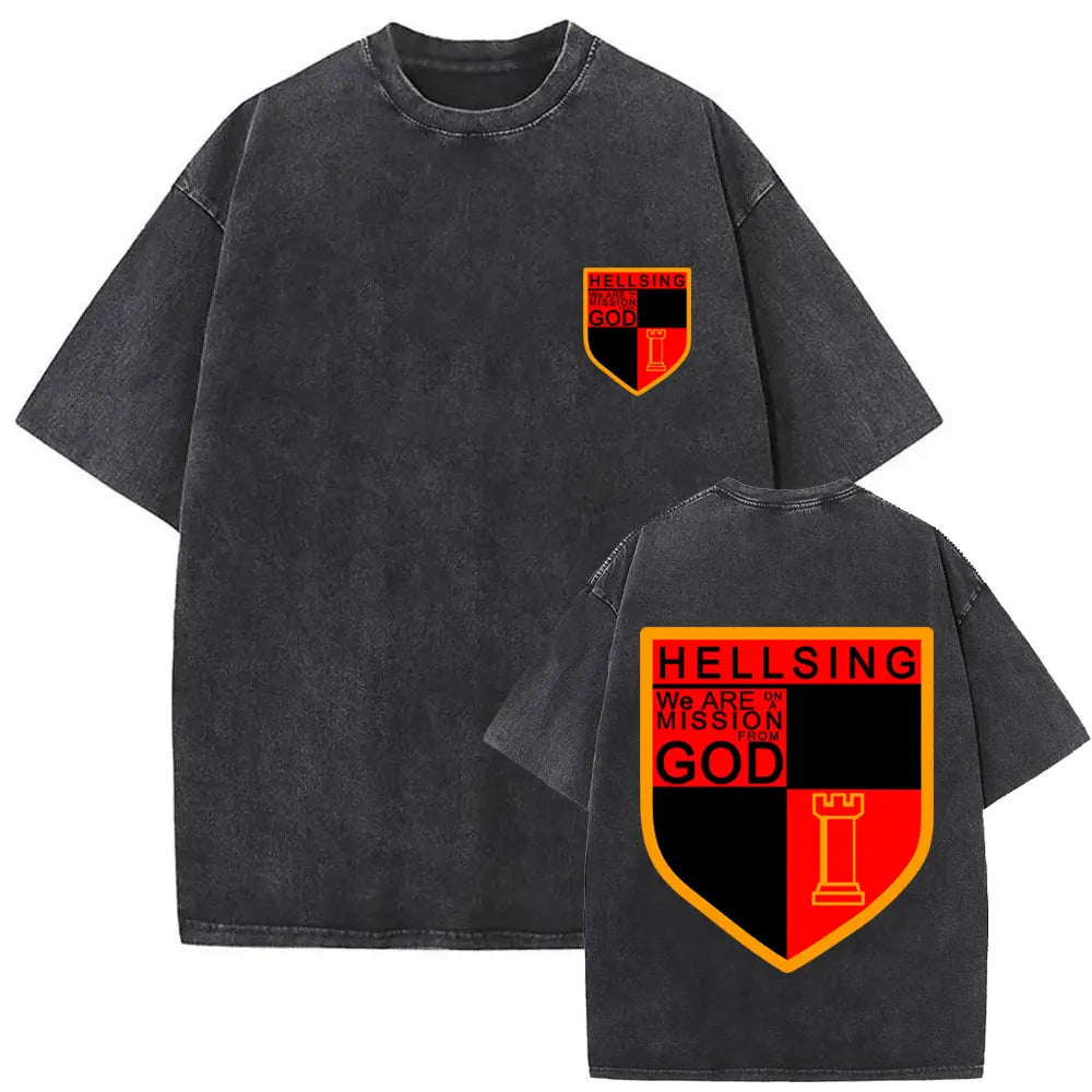 Hellsing Alucard Vintage Tee – Double-Sided 90s Oversized Shirt