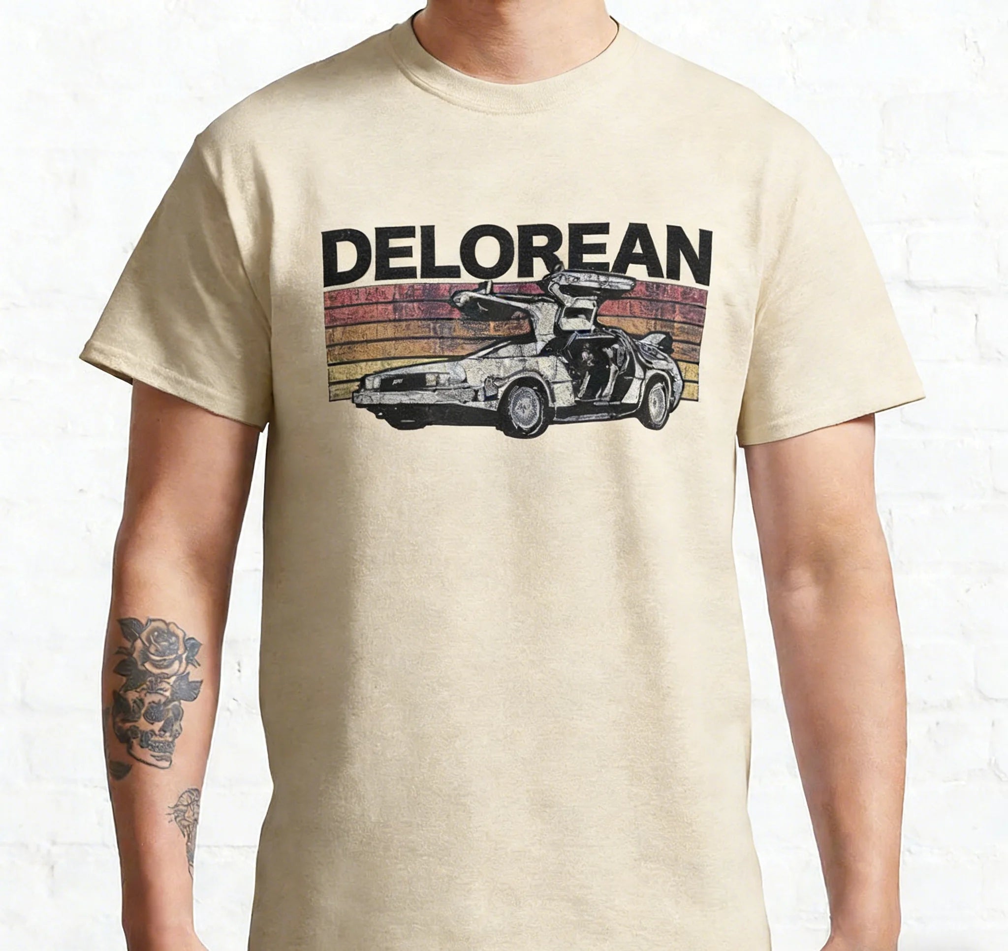 Delorean T shirt - Color Cotton Tshirt-JCS 1
