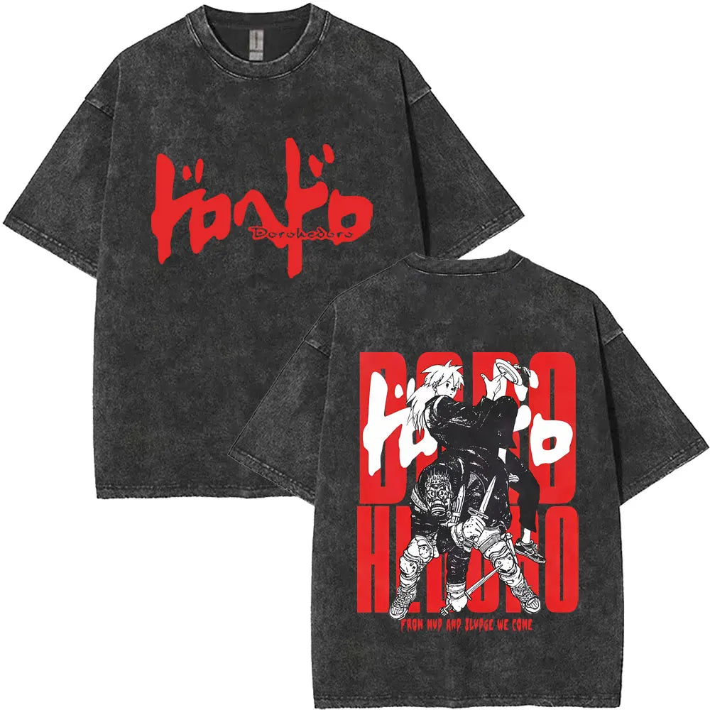 Dorohedoro Kaiman Washed Gothic Manga Tee