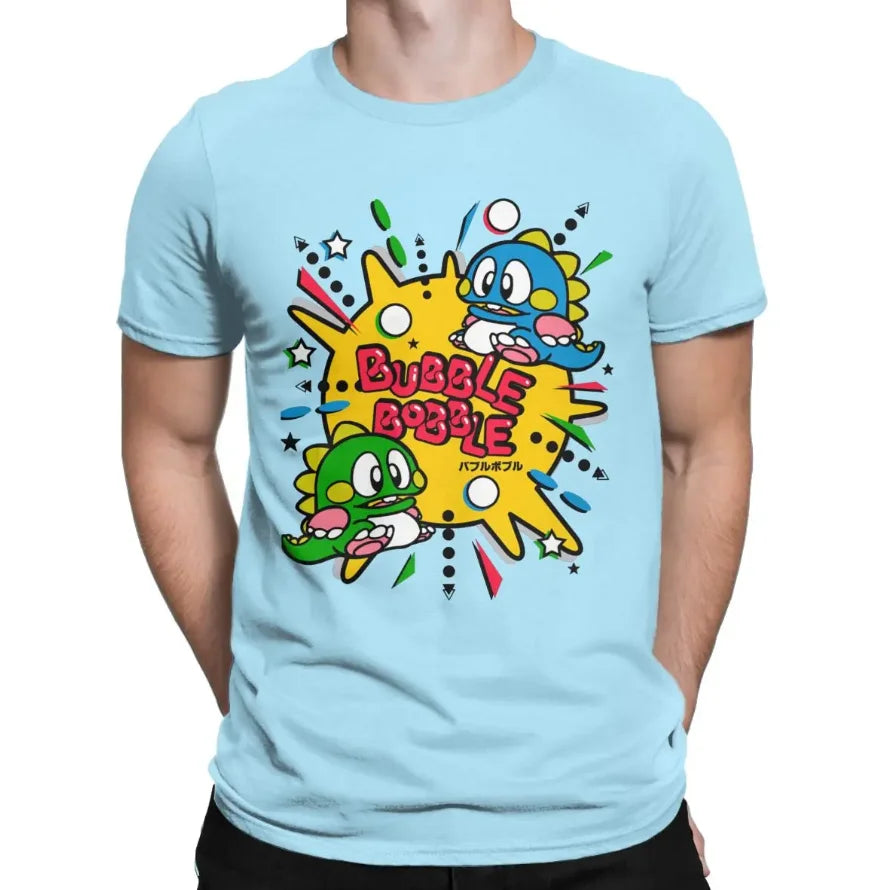 Bubble Bobble — Bub & Bob NES Arcade Retro Tee - Neon Districts
