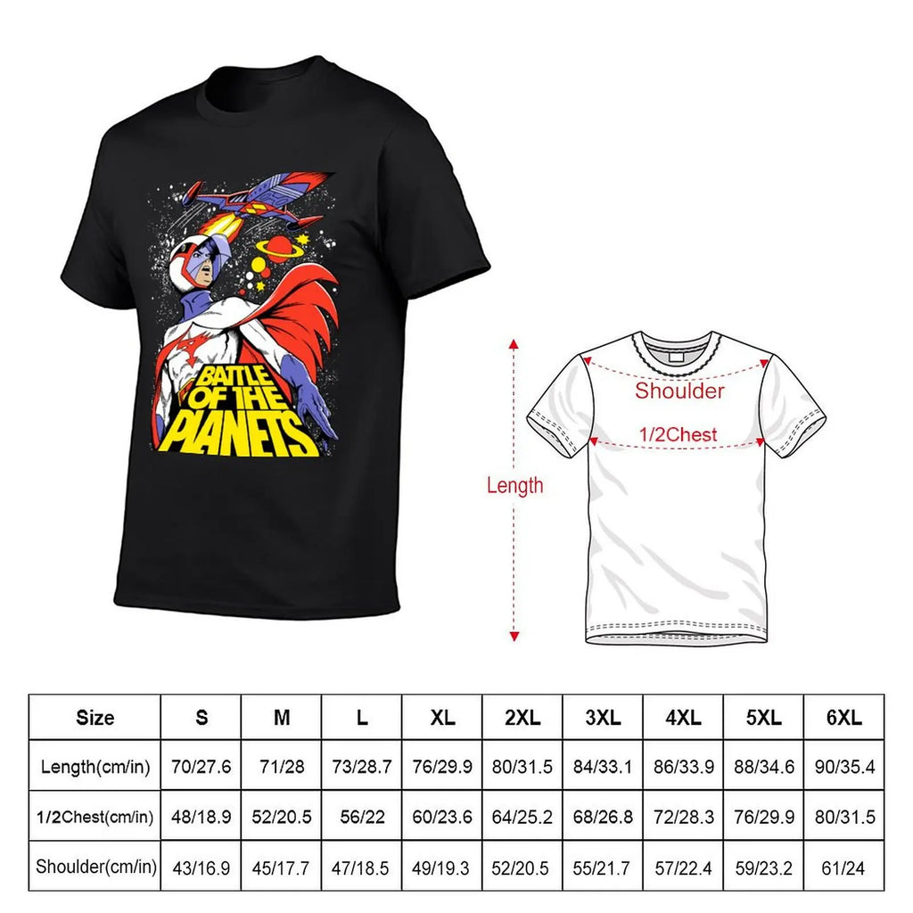 Battle of the Planets G-Force Retro Anime Tee – Retro Graphic Shirt - Neon Districts