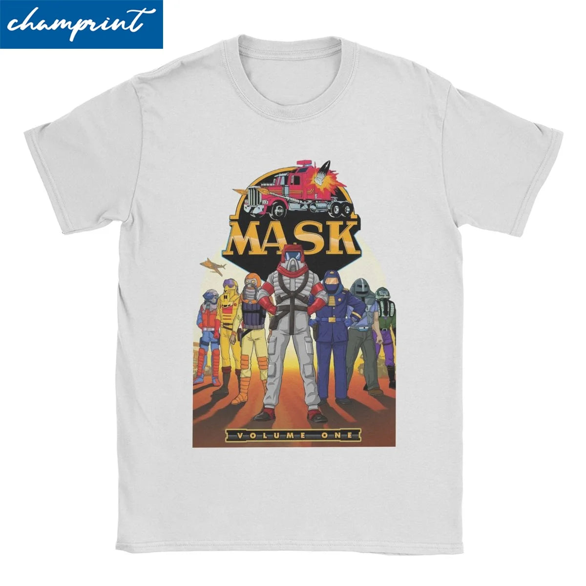 M.A.S.K. — Mobile Armored Strike Kommand 80s Cartoon Graphic Tee - Neon Districts