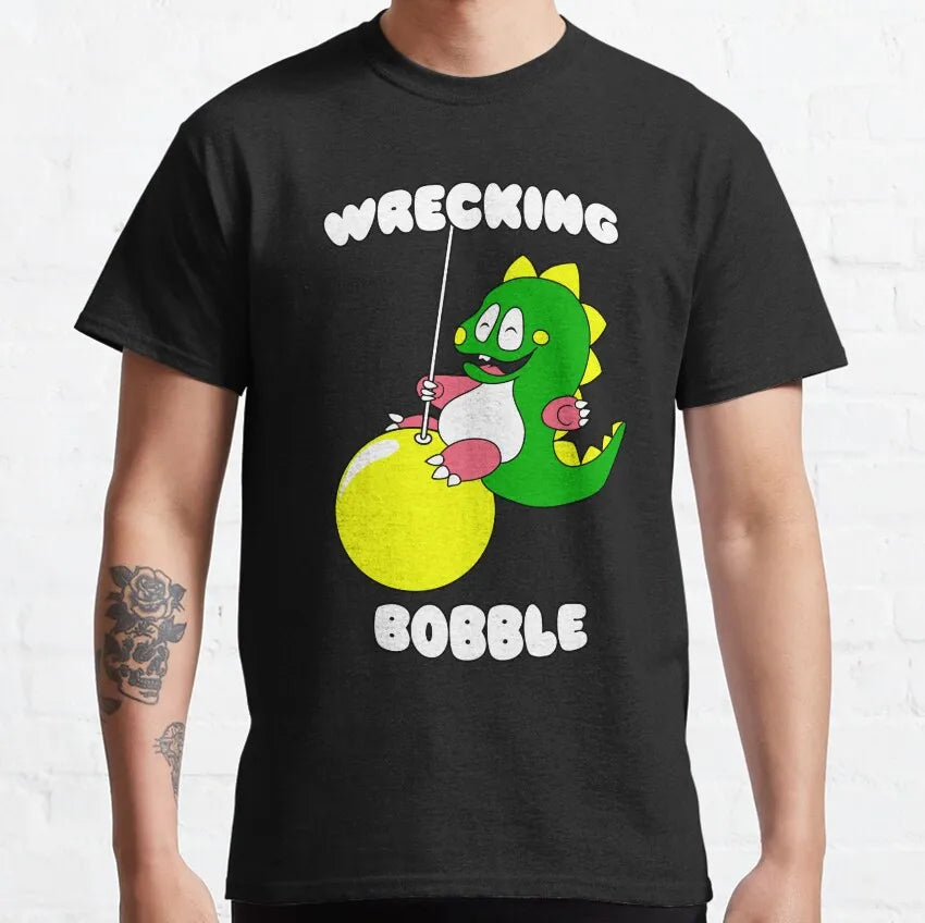 Bubble Bobble — Bub & Bob NES Arcade Retro Tee - Neon Districts