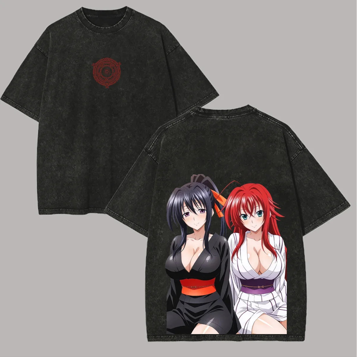 High School DxD Washed Anime Tee