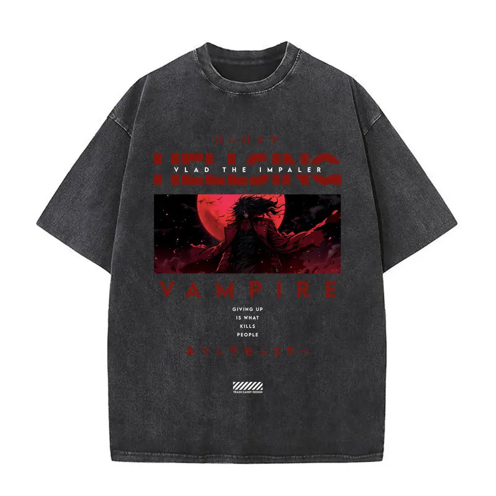 Hellsing Alucard Vintage Tee – Double-Sided 90s Oversized Shirt