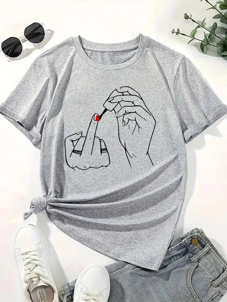 Nail Polish & Attitude Tee - Neon Districts