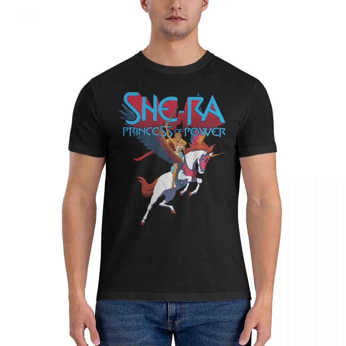 She-Ra Princess of Power — Oversized Graphic Fan Tee - Neon Districts