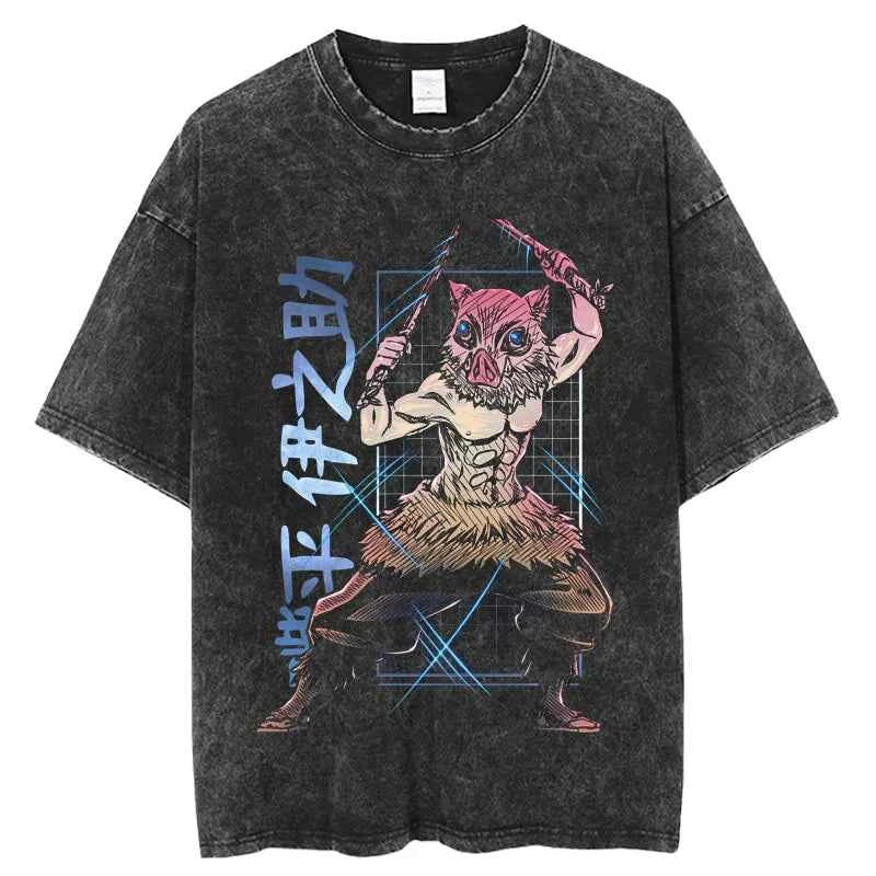 Harajuku Vintage Oversized Graphic Tee