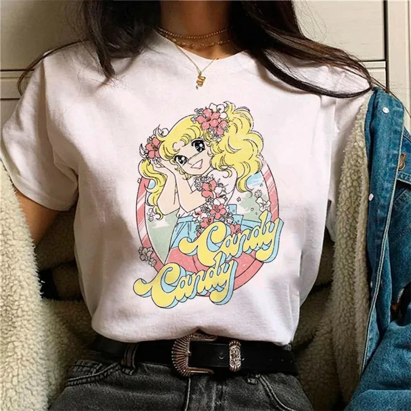 Candy Cartoon Harajuku Streetwear Tee - Neon Districts