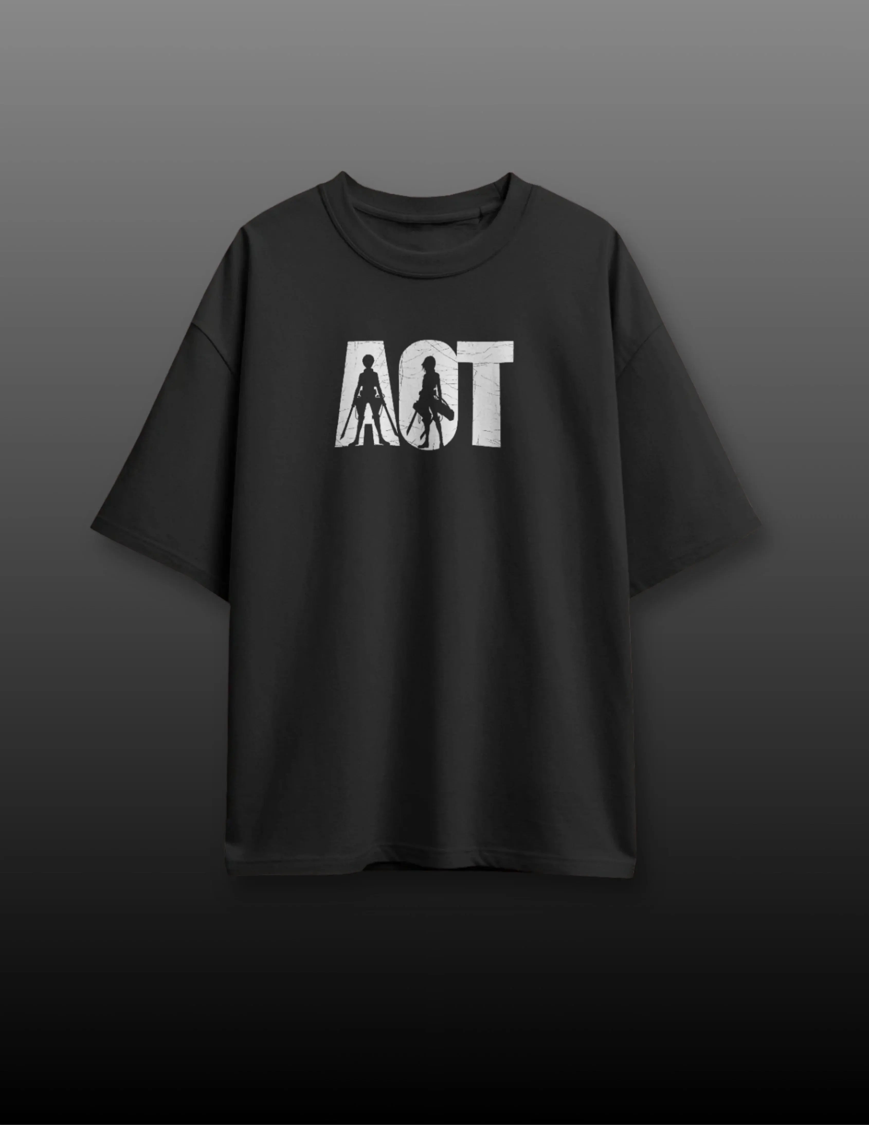 Attack on Titan Oversized Summer Tee – Y2K Streetwear Graphic