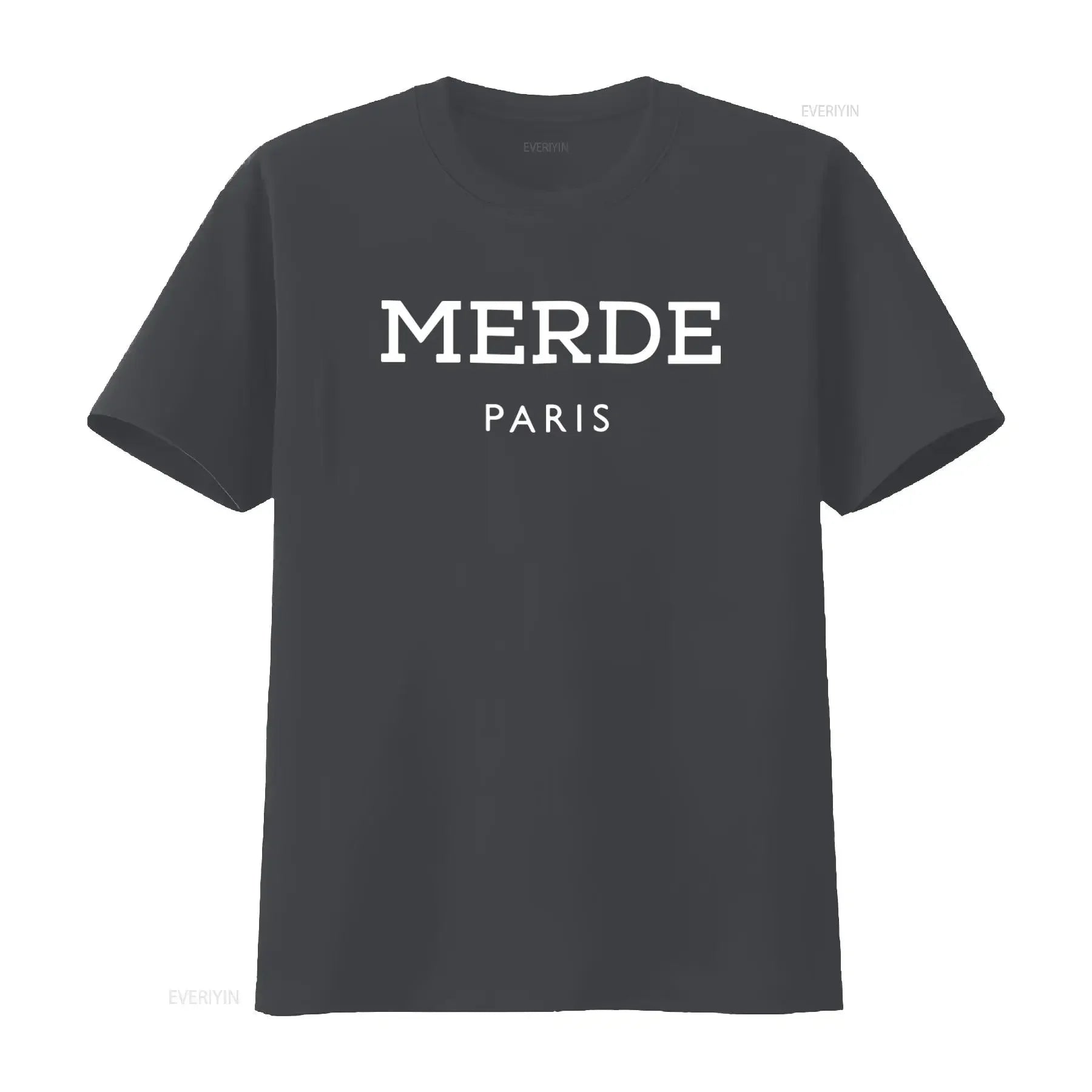 Merde Paris Vintage Washed Tee - Neon Districts