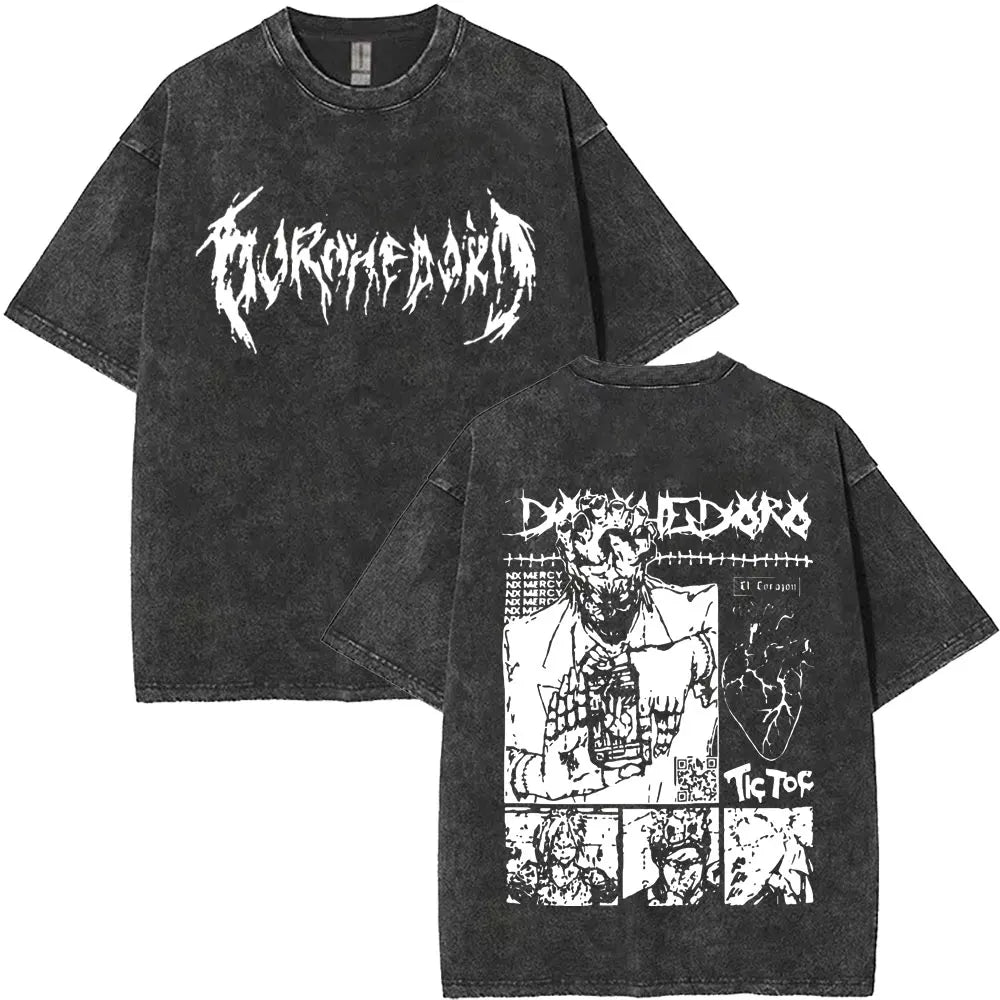 Dorohedoro Kaiman Washed Gothic Manga Tee