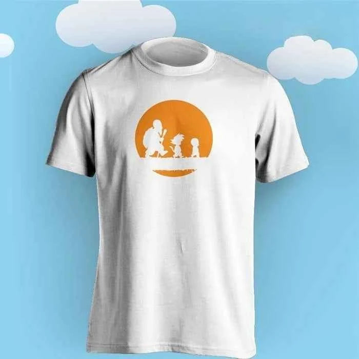 Dragon Ball Summer Print Oversized Tee