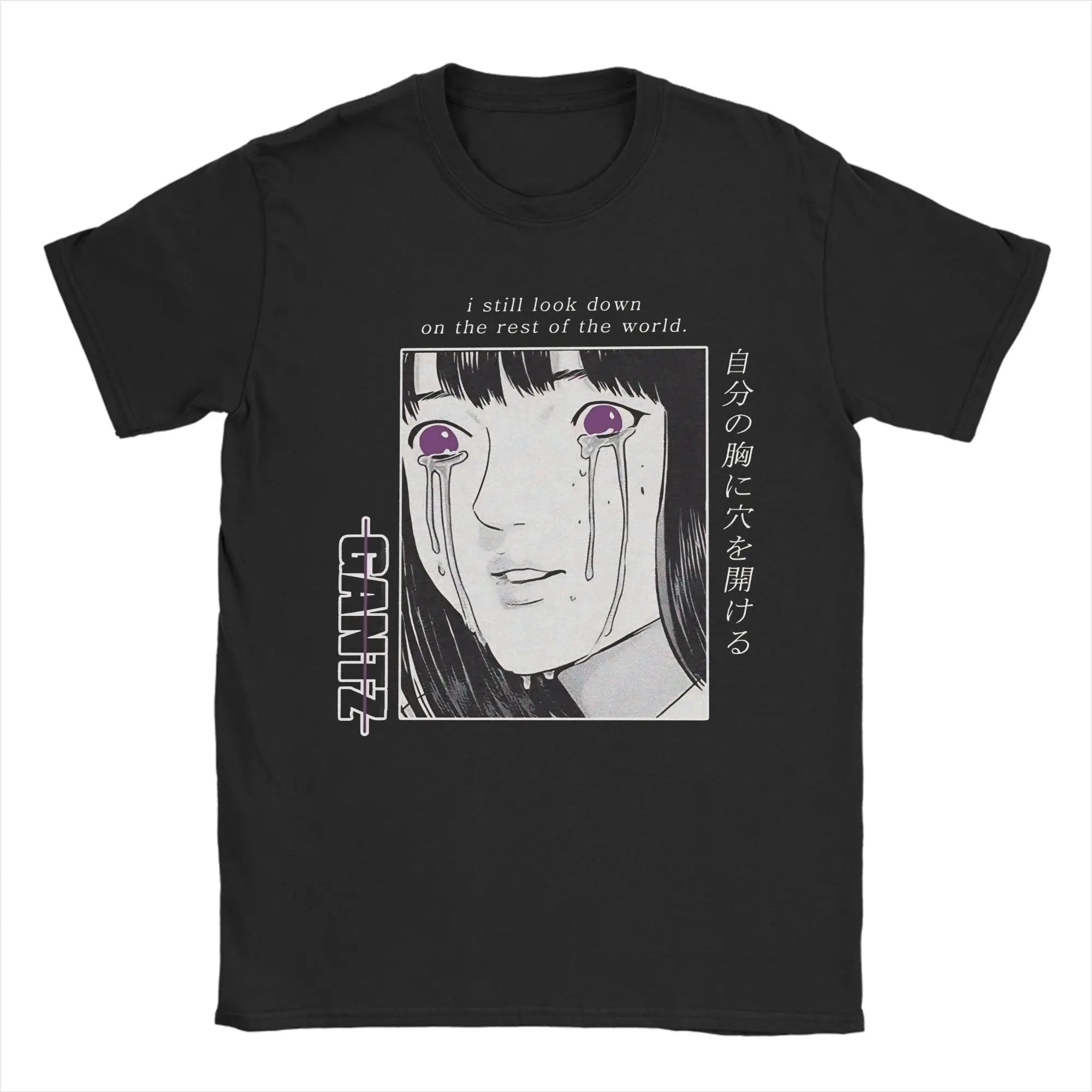 GANTZ Vintage Anime Tee - Classic Graphic T-Shirt for Fans - Neon Districts