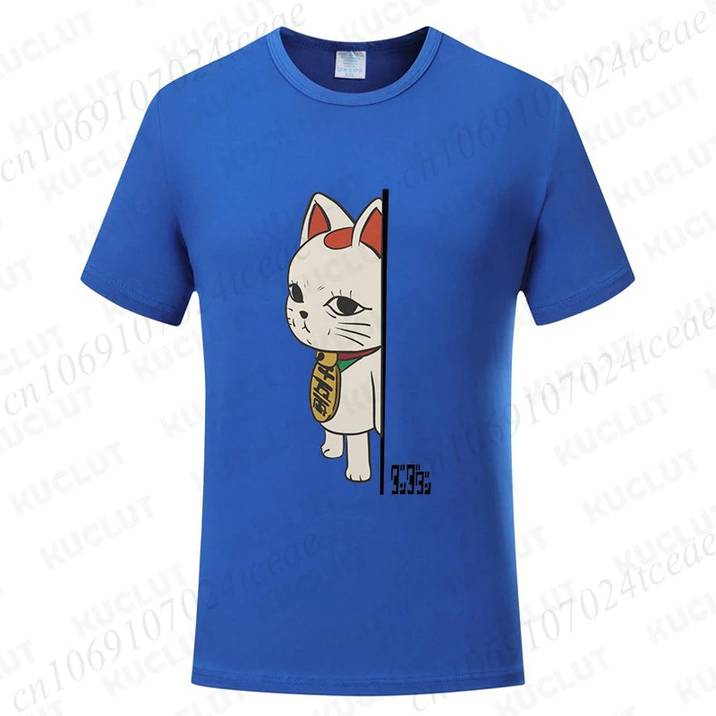 Dandadan Turbo Granny Cat Tee - Kawaii Anime Manga Shirt for Cat Lovers - Neon Districts