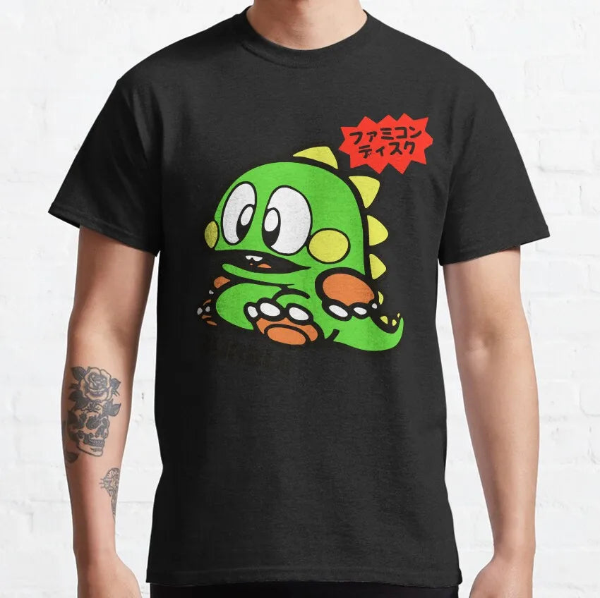 Bubble Bobble — Bub & Bob NES Arcade Retro Tee - Neon Districts