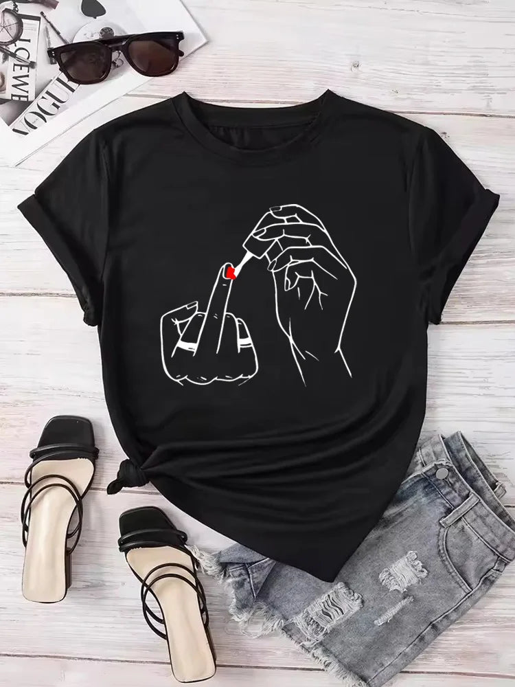 Nail Polish & Attitude Tee - Neon Districts
