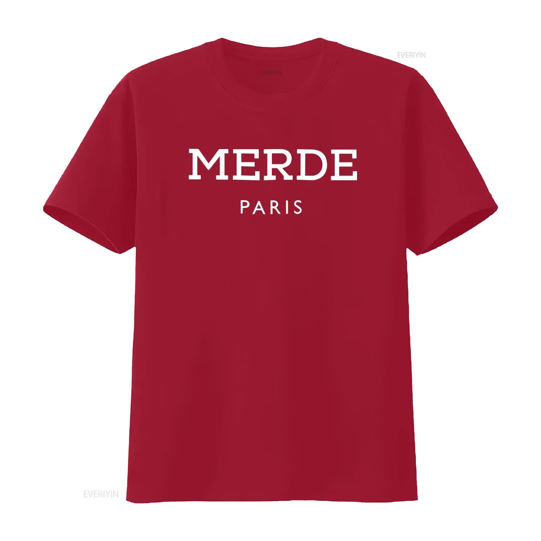 Merde Paris Vintage Washed Tee - Neon Districts