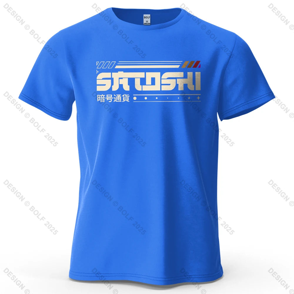 Satoshi — Crypto Tech Oversized Graphic Tee - Neon Districts