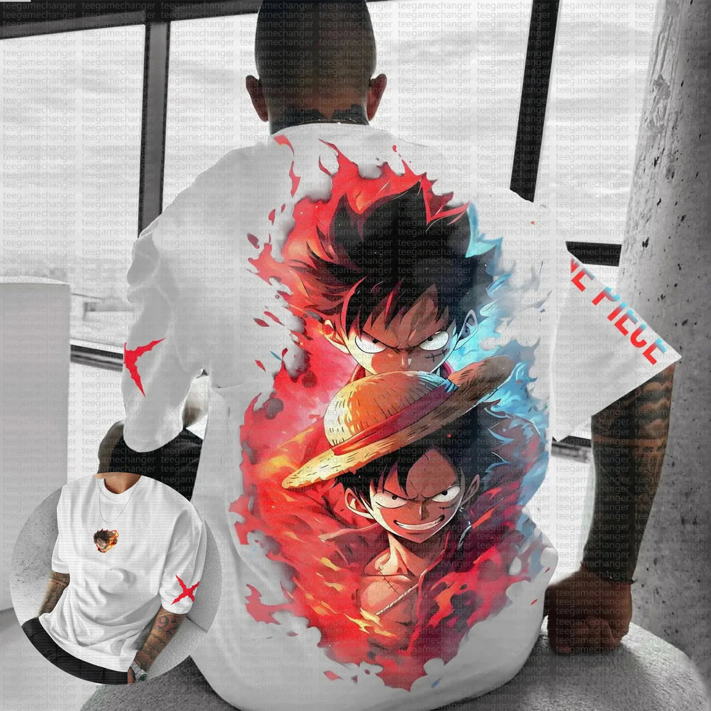 One Piece — Retro Oversized Official Tee - Neon Districts