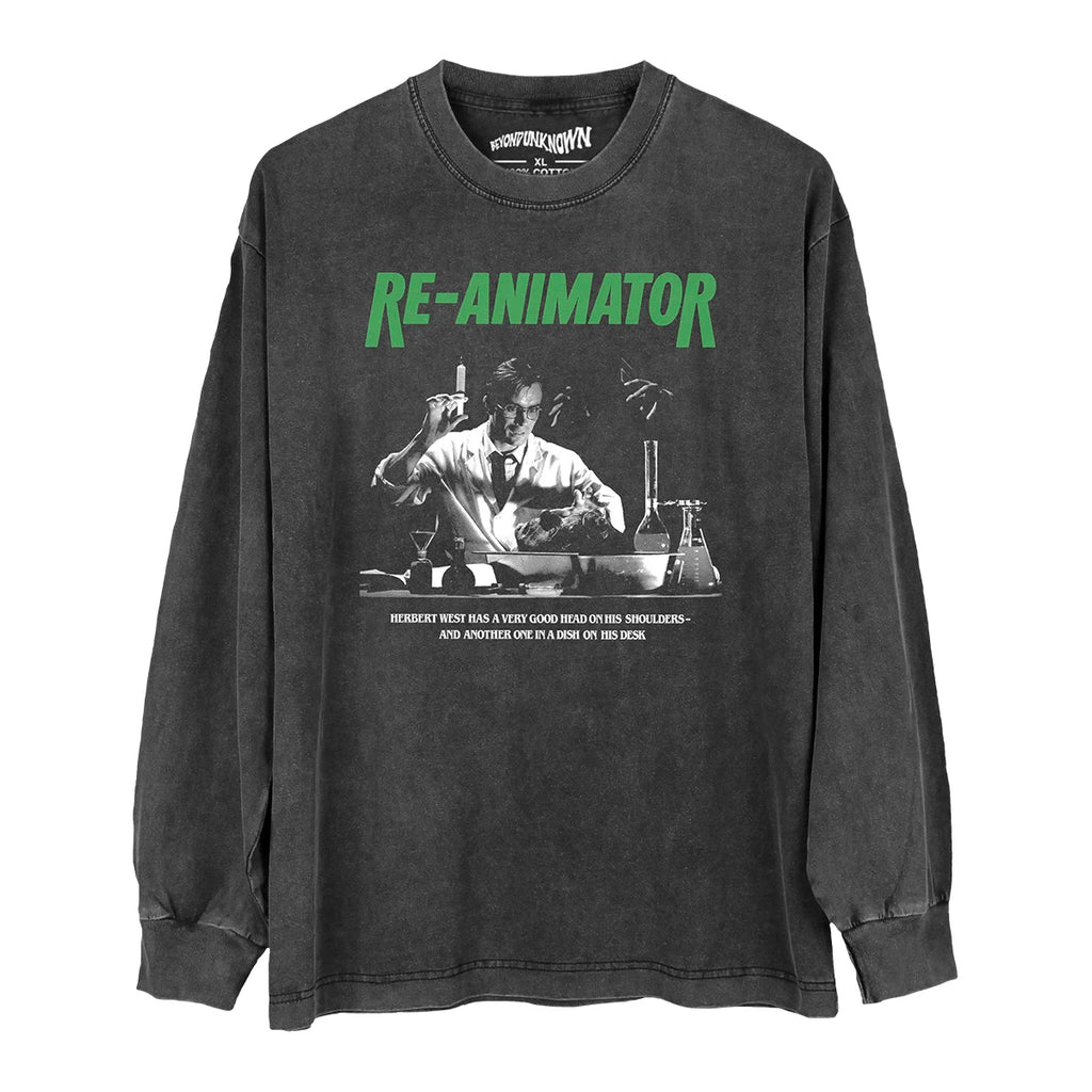 Re-Animator — H.P. Lovecraft Horror Washed Tee