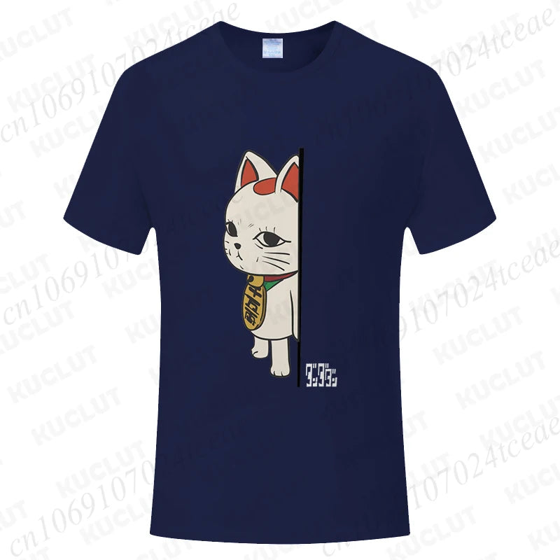 Dandadan Turbo Granny Cat Tee - Kawaii Anime Manga Shirt for Cat Lovers - Neon Districts