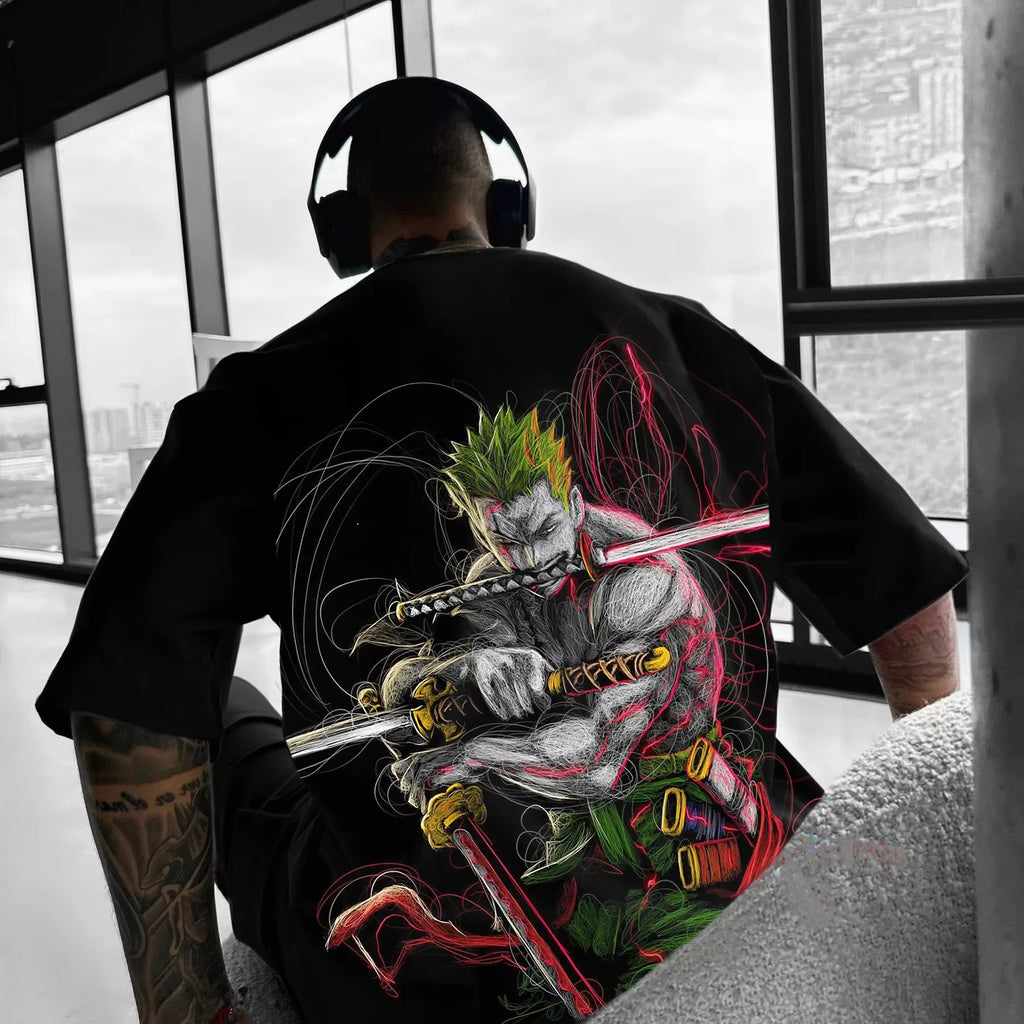 One Piece Harajuku Collab Tee - Neon Districts
