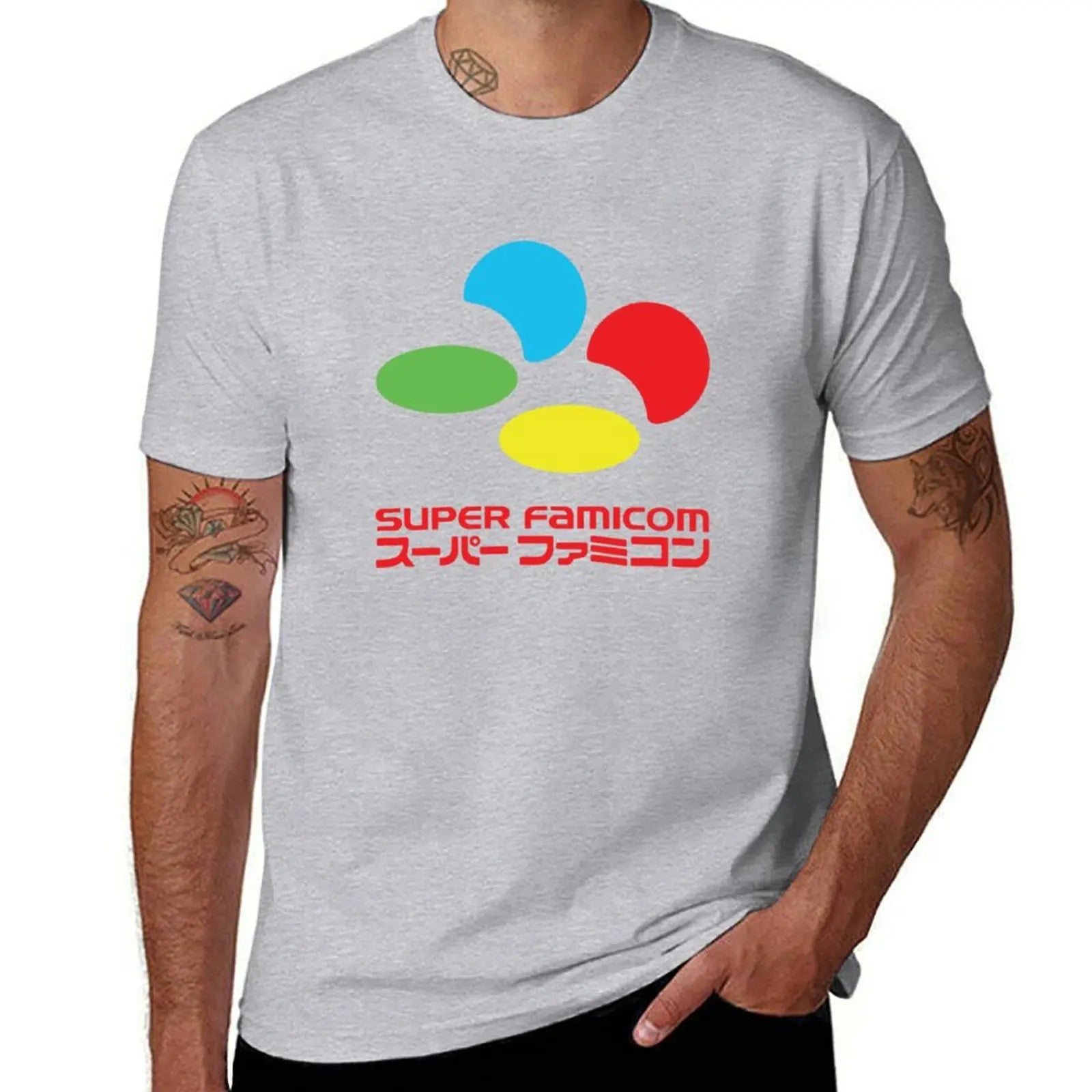 Super Famicom — Japanese Console Vintage Oversized Tee - Neon Districts