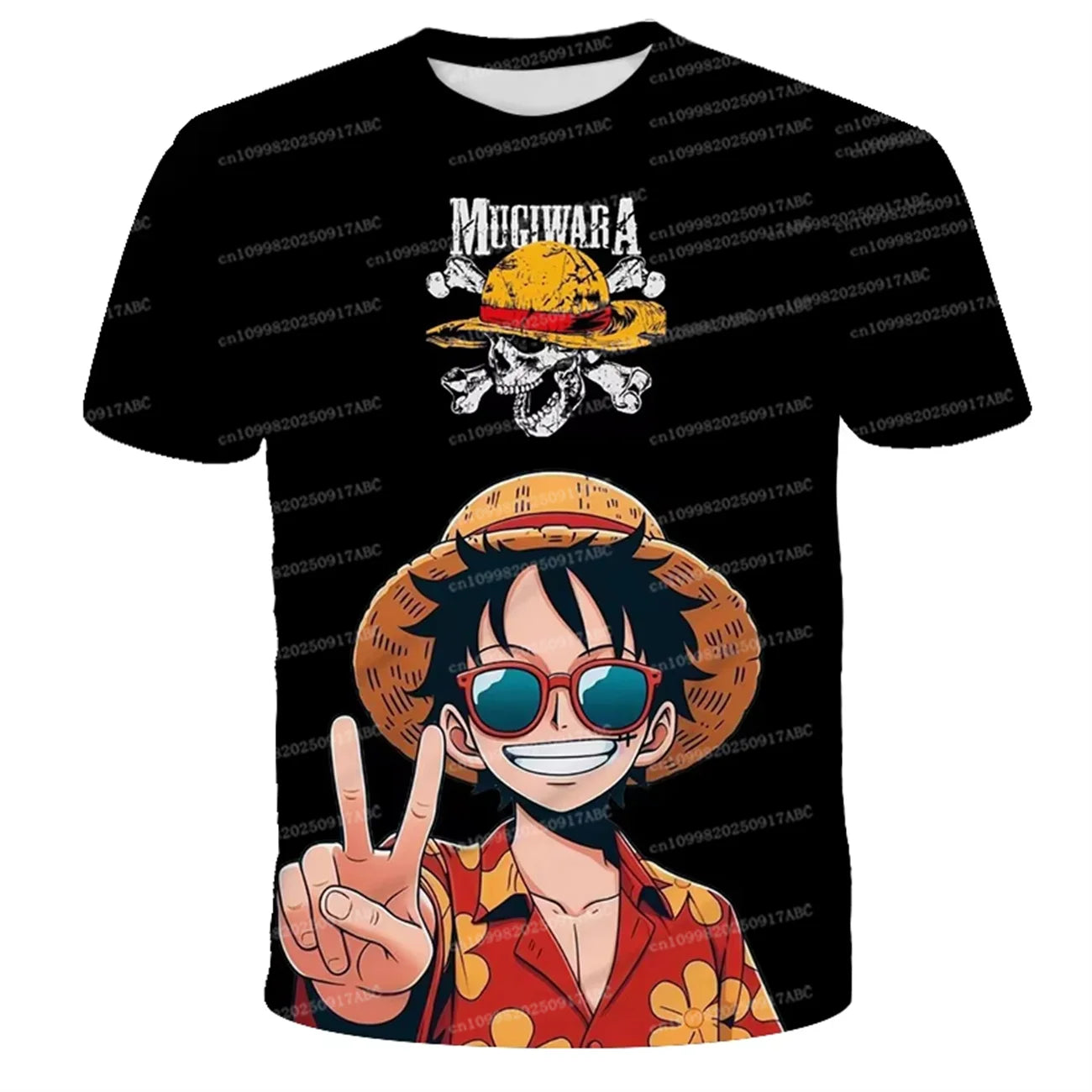 One Piece Luffy Oversized Tee - Neon Districts