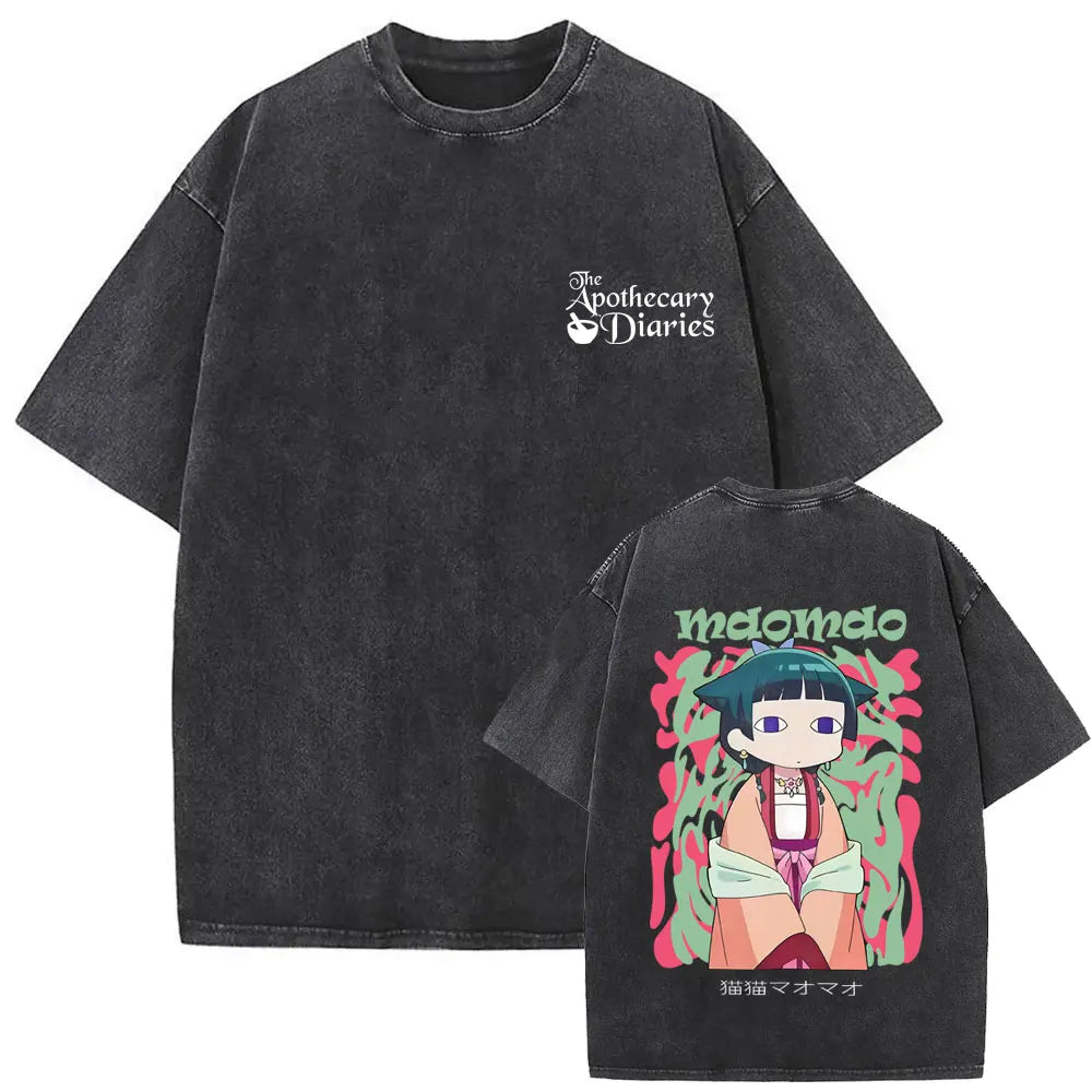 Apothecary Diaries Maomao Vintage Washed Tee – Manga Graphic