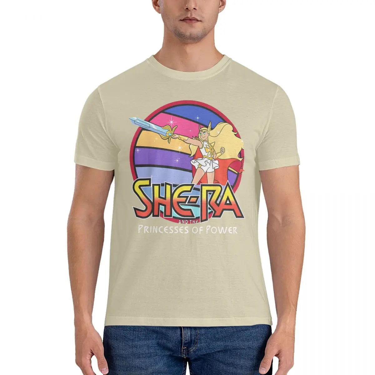 She-Ra Princess of Power — Oversized Graphic Fan Tee - Neon Districts