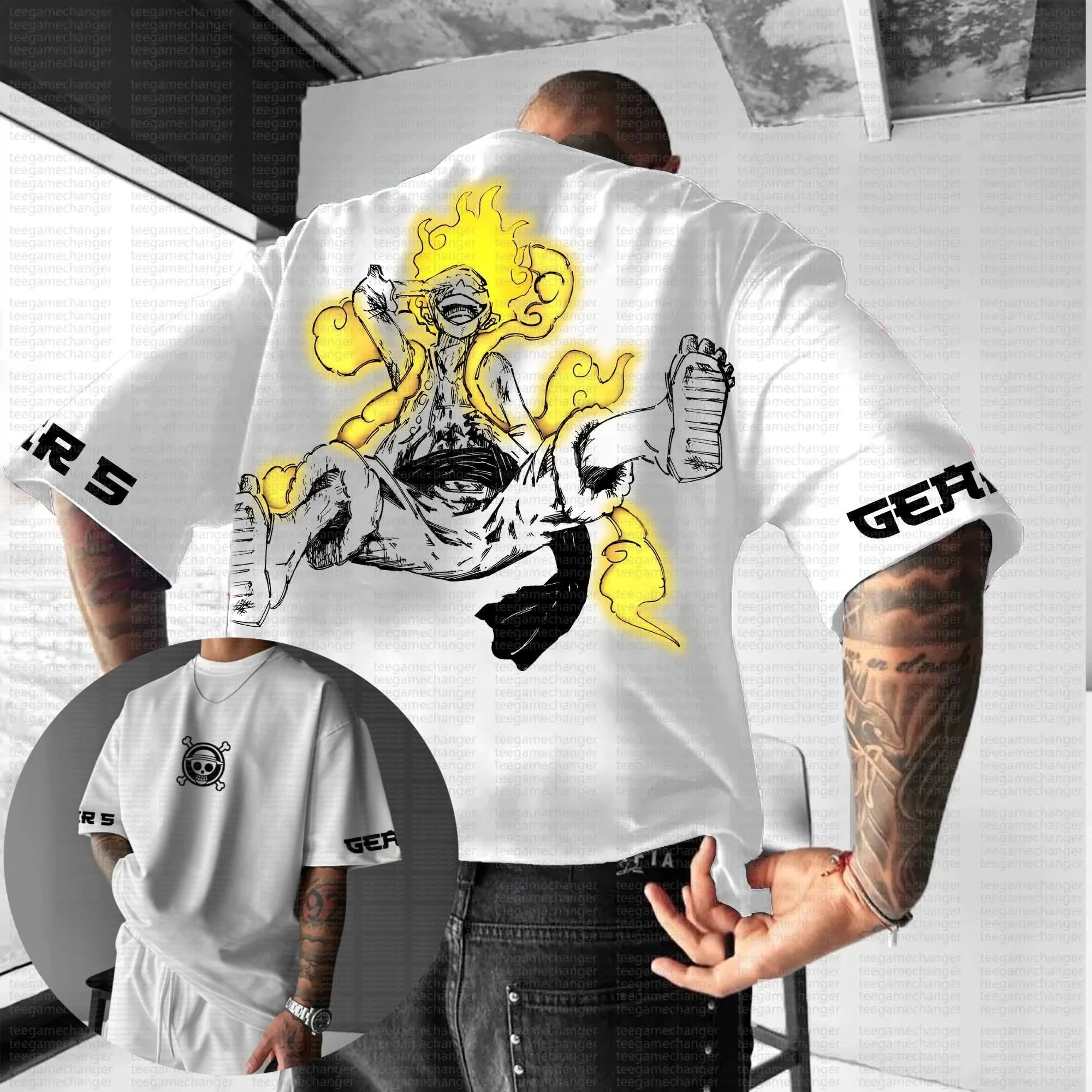 One Piece — Retro Oversized Official Tee - Neon Districts