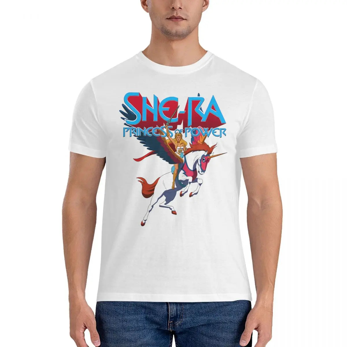 She-Ra Princess of Power — Oversized Graphic Fan Tee - Neon Districts