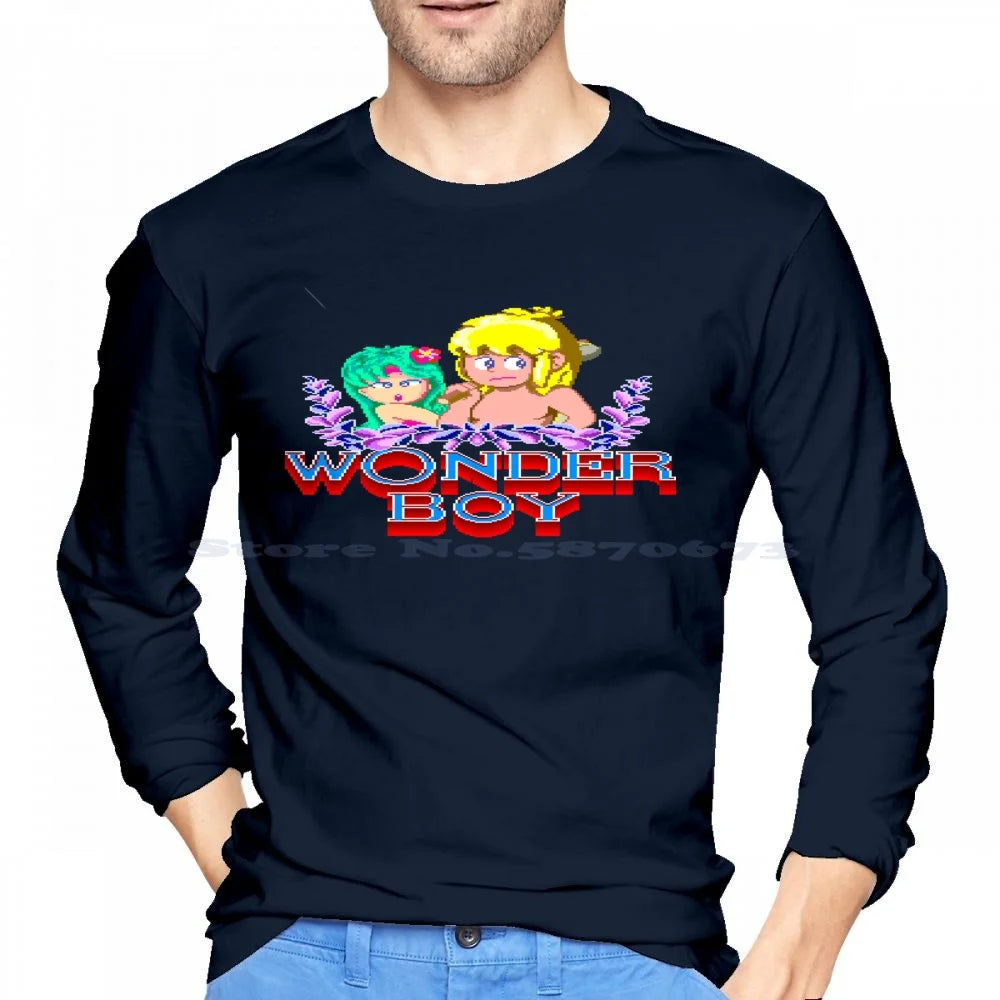 Wonder Boy — Arcade Classic Retro Vintage Tee - Neon Districts
